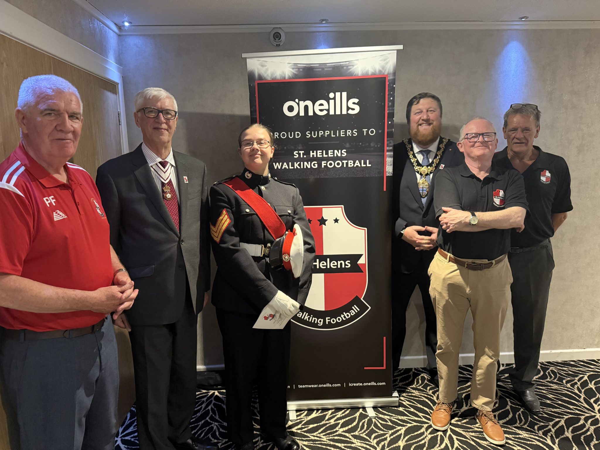 St. Helens Walking Football Club - Merseyside Lieutenancy