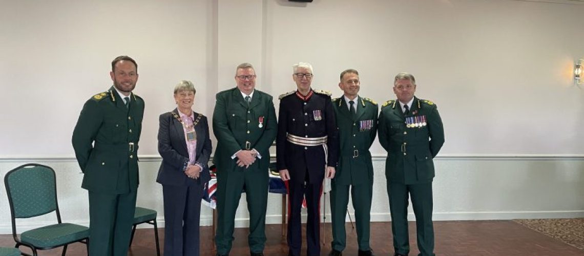 Paul Smith BEM senior NWAS officers