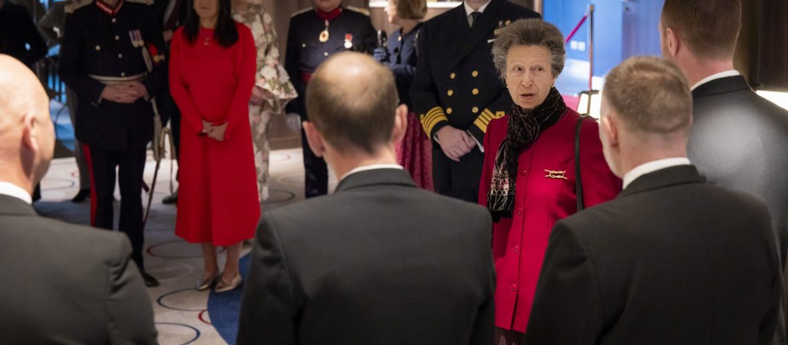 ISON_260527_CUNARD185 EDITORIAL FREE TO USE IMAGE
HRH The Princess Royal meets officers while on board Cunard's newest ship, Queen Anne, in Liverpool today. It is the first royal visit to the ship and took place to mark 185 years of the historic line.
For further information please contact : Sam Cole, Global PR & Events Director at Cunard on sam.cole@cunard.co.uk
Picture date Tuesday 27th May, 2025.
Picture by Christopher Ison. Contact +447544 044177 chris@christopherison.com