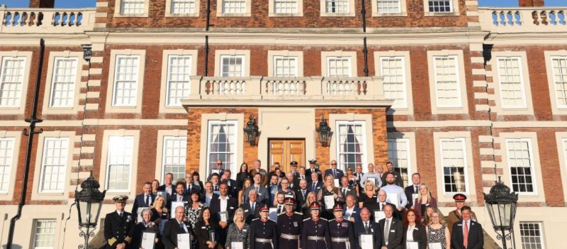 Silver Awards outside Knowsley Hall Silver Awards outside Knowsley Hall