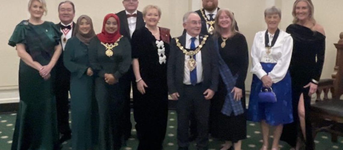 Wirral Mayor Burns Night civics