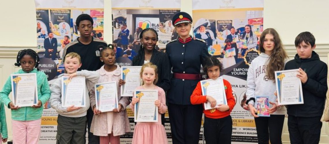 Young Writers group with NRB